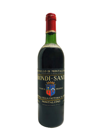 BIONDI SANTI BRUNELLO DI MONTALCINO DOCG RISERVA 1971 (TOP SHOULDER) 750ML